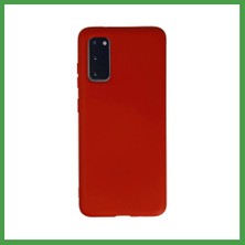 Soi Home Samsung Galaxy S20 Uyumlu Kılıf Nano Içi Kadife Silikon - Kırmızı Soı