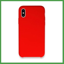 Soi Home iPhone x Uyumlu Kılıf Lansman Legant Silikon - Kırmızı Soı