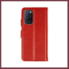 Storeşahin A52 Trend S Plus Kapaklı Kılıf - Kırmızı SHN0720