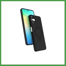 Soi Home Samsung Galaxy A06 Uyumlu Regal Magsafe Standlı Kapak - Siyah Soı