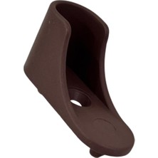 CATEKSSS 15X30 Oval Askı Flanşı, Boru Askı Flanşı, Çift Pimli, Plastik - Ceviz - 45’li Paket