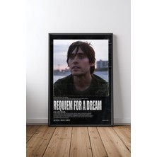 Requiem For A Dream Movie Poster Tasarım 2 Çerçeveli Tablo Poster Salon Duvar Dekoru Hediye