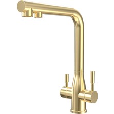 Asil Krom As 637 Gold Mutfak Bataryası