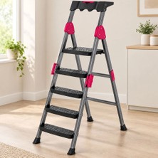 Herşey Trend 4+1 Basamaklı Metal Merdiven 150 kg