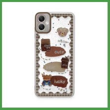 Soi Home Samsung Galaxy A05 Uyumlu Kılıf Sweet Desenli Silikon Kapak - Şeffaf Soı