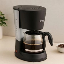 Herşey Trend 2in1 Filtre Kahve ve Çay Makinesi 1.2l Cam Hazneli