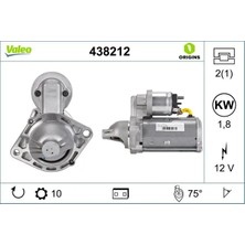 Valeo Mars Motoru 12V 10DIS 1.8kw Opel Astra H - Combo C - Corsa C - D - Meriva A - Tıgra - Agila 1.3 Cdtı