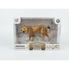 Animal World Calimera Toys Hayvan Figürleri Oyuncak Dişi Aslan Ağzı Açık