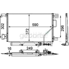 Behr Klima Radyatoru W203-209 2006-2007