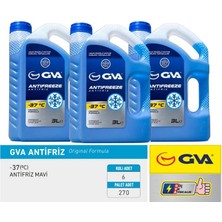GVA Antifriz 3 Lt -37 C Mavi Koli 6 Ad (6 Adet)