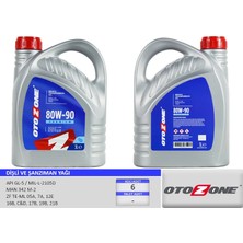 Otozone Şanzıman Yağı 80W90 3 Lt Apı Gl-5 (6 Adet)