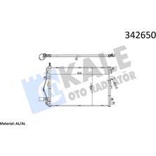 KALE RADYATÖR Klima Radyatörü Volvo XC70-XC90 2002 2.5t 3.2ı V6 D5 T6 V8 Kurutucusuz