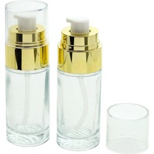 Dbyol Krem ve Losyon Şişesi 40 ml (3 Adet) Şeffaf Sarı Kapaklı  Boş Şişe