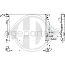BSG Su Radyatoru I30/ELANTRA / Ceed / Cerato / Soul 2011 A / T 553X388X22