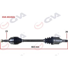 GVA Komple Aks Sol Clio 4 1.5 Dcı 2012-1975-1990HP