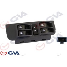 GVA Cam Açma Anahtari Kumanda Grubu Ön Sol Fiat Linea 2009 Çerçeveli 8 Fişli
