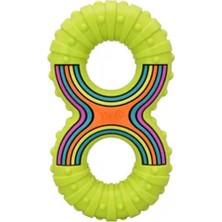 Happy Pet Groovers Tpr Dayanıklı 8 Şekilli Çekiştirme Köpek Oyuncağı 23 cm Yeşil