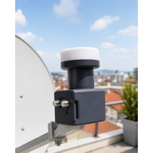 Nemere Twin Lnb Çift Çıkışlı 4K Ultra Hd Ku Band 0.1 Db UCZZDLYNRH200LNBIKIGIRISLI-1
