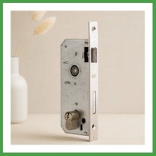 Soi Home Silindir Gömme Kilit 35 mm Kare Saten Soı