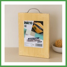 Soi Home Bambu Ahşap Kesme Tahtası 22X32X1.7 cm (Metal Kulplu) Soı