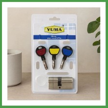Soi Home 68MM 6 Pim Bilyalı Silindir Göbeği (Nikel Saten, 3 Anahtar) Soı