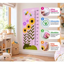 Durak Reklam Çocuk Odası Boy Ölçer Duvar Stickerı – Folyo Baskı, Dekoratif Boymetre