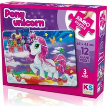 Ks Games Pony Unicorn 12 Jumbo Baby Puzzle