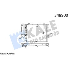 KALE RADYATÖR Motor Su Radyatoru Bmw M20 M50 E34 Klımalı / Otomatik Sanziman