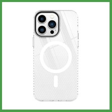 Soi Home iPhone 14 Pro Uyumlu Kılıf Beta Magneticsafe Silikon - Şeffaf Soı