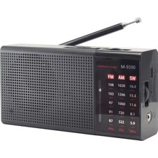 Flagen Şarjlı Çok Bantlı Radyo Am Fm Sw1-9 Taşınabilir Dünya Radyosu Kulaklık Girişli