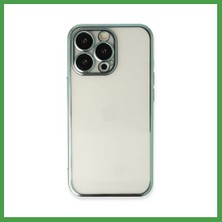 Soi Home iPhone 13 Pro Uyumlu Kılıf Lensli Silikon - Yeşil Soı