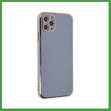 Soi Home iPhone 11 Pro Max Uyumlu Kılıf Volet Silikon - Mavi Soı