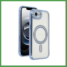 Soi Home iPhone 16E Uyumlu Joke Simli Magneticsafe Kılıf - Mavi Soı