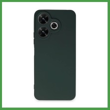 Soi Home Redmi 13 4g Uyumlu Kılıf First Silikon - Koyu Yeşil Soı