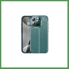 Soi Home iPhone 16 Pro Uyumlu Kılıf Auto Focus Kapak - Koyu Yeşil Soı