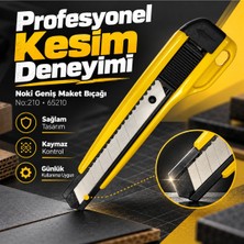 Noki Kilitli Kesici Maket Bıçağı Ergonomik Kaymaz Gövde