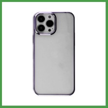 Soi Home iPhone 14 Pro Uyumlu Kılıf Element Silikon - Mor Soı