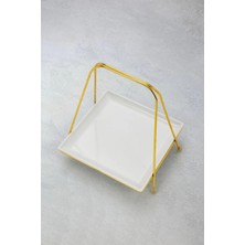Yaren Style Linea Metal Kulplu Sunumluk - Tek Katlı