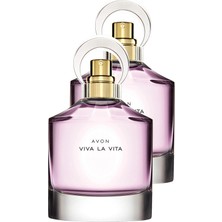 Avon Viva La Vita Kadın Parfüm Edp 50 Ml. Ikili Set