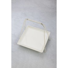 Yaren Style Linea Metal Kulplu Sunumluk - Tek Katlı