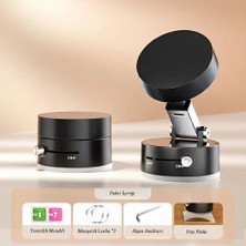 Herşey Trend Herşeytrend Mıknatıslı Katlanabilir Telefon Tutucu - Torpido ve Cam Uyumlu