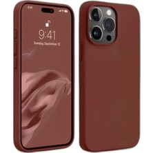 Zamerya iPhone 15 Pro Max Kılıf First Silikon - Bordo