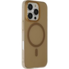 Zamerya iPhone 16 Pro Max Tuna Pc Slim Magsafe Kapak - Çöl Titanyum