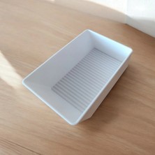 Bezos 3D Baskı Pasta Malzeme Organizeri Kabartma Tozu Vanilya Poşet Saklama Kutusu Mutfak Dolabı Beyaz