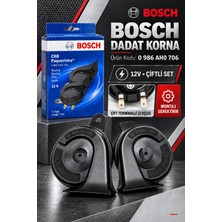 Bosch Ds Ds 3 Crossback (2019-2020) Uyumlu Dadat Korna Takımı 12V Çift Terminalli 0986AH0706