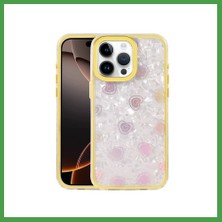 Soi Home iPhone 14 Pro Max Uyumlu Lumi Desenli Kapak - Sarı Soı