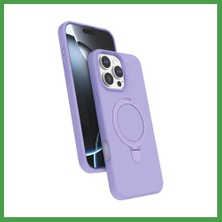 Soi Home iPhone 16 Pro Uyumlu Regal Magsafe Standlı Kapak - Lila Soı