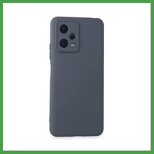 Soi Home Redmi Note 12 5g Uyumlu Kılıf Nano Içi Kadife Silikon - Gri Soı