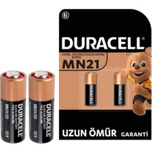 Duracell 23A Lityum MN21 Alarm Pili (2li Paket)