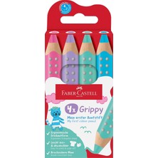 Str Store Grippy Boya Kalemi 6'lı,ergonomik Üçgen Tasarım,suda Çözünür,jumbo Mineli